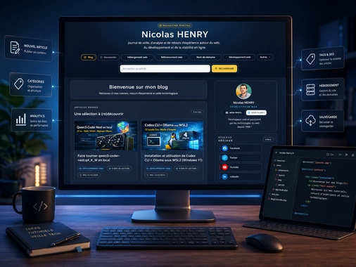 Projet de blog WordPress